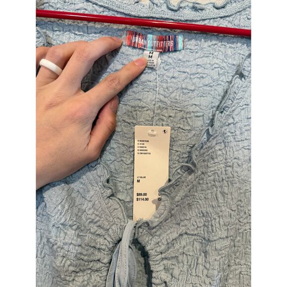 Urban Outfitters Picnic Time Midi Dress Light Blue - Size M - NWT - Picture 6 of 7